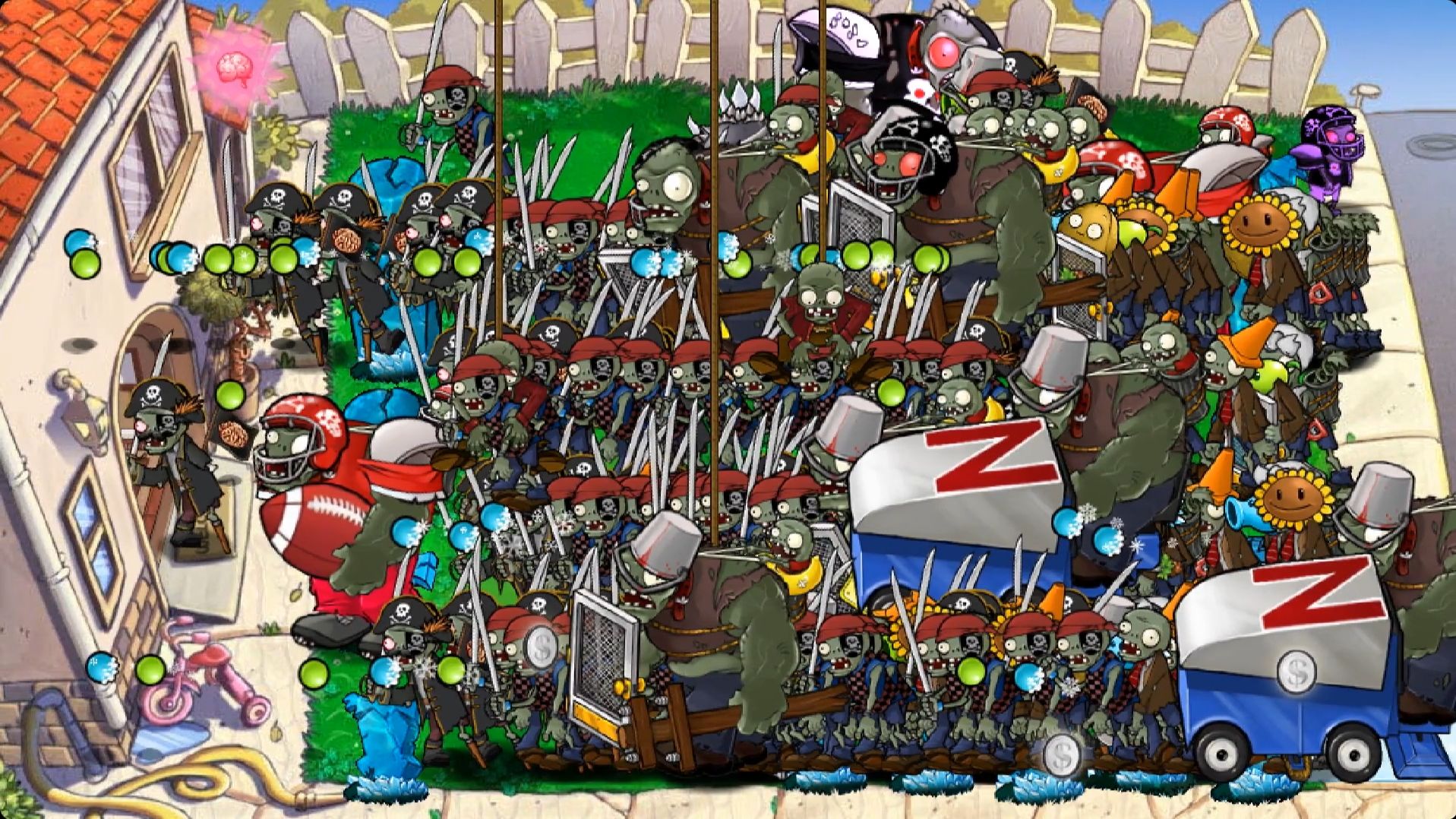 ОРДА ЗОМБИ Plants vs. Zombies Hybrid Mod Растения против Зомби мод