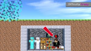 Сделал бункер от цунами в деревне №15 (100% троллинг майнкрафт)