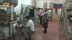 ЖЕЛЕЗНОГОРСКИЕ ВОЛОНТЕРЫ ПЛЕТУТ МАСКИРОВОЧНЫЕ СЕТИ ДЛЯ НУЖД СВО