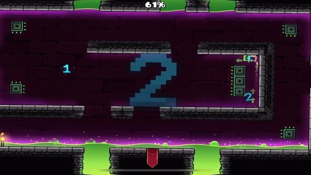 Geometry Dash | Dash 100% | 3 coins (чекай описание и подписывайся!) смотреть онлайн