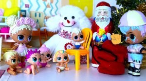 ДЕД МОРОЗ, ГДЕ БРАТЬ МОИ ПОДАРКИ?🎅 КуклыЛОЛ сюрприз детский садик утренник🎄🎄 мультики Даринелка