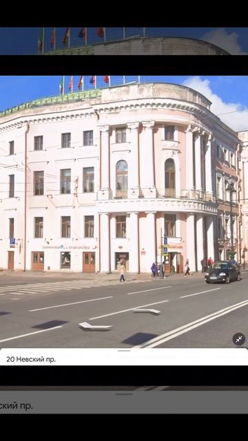 Панорама Невского проспекта от особняка купцов Елисеевых (гостиница _Талион_-закрыта)