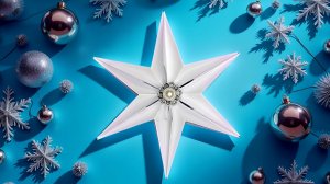 Как сделать снежинку из бумаги ❄️❄❄