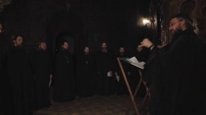 Молебен с акафистом Преподобному Сергию Радонежскому в Троицком соборе Троице-Сергиевой Лавры.