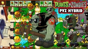Plants vs. Zombies Hybrid Mod Растения против Зомби мод