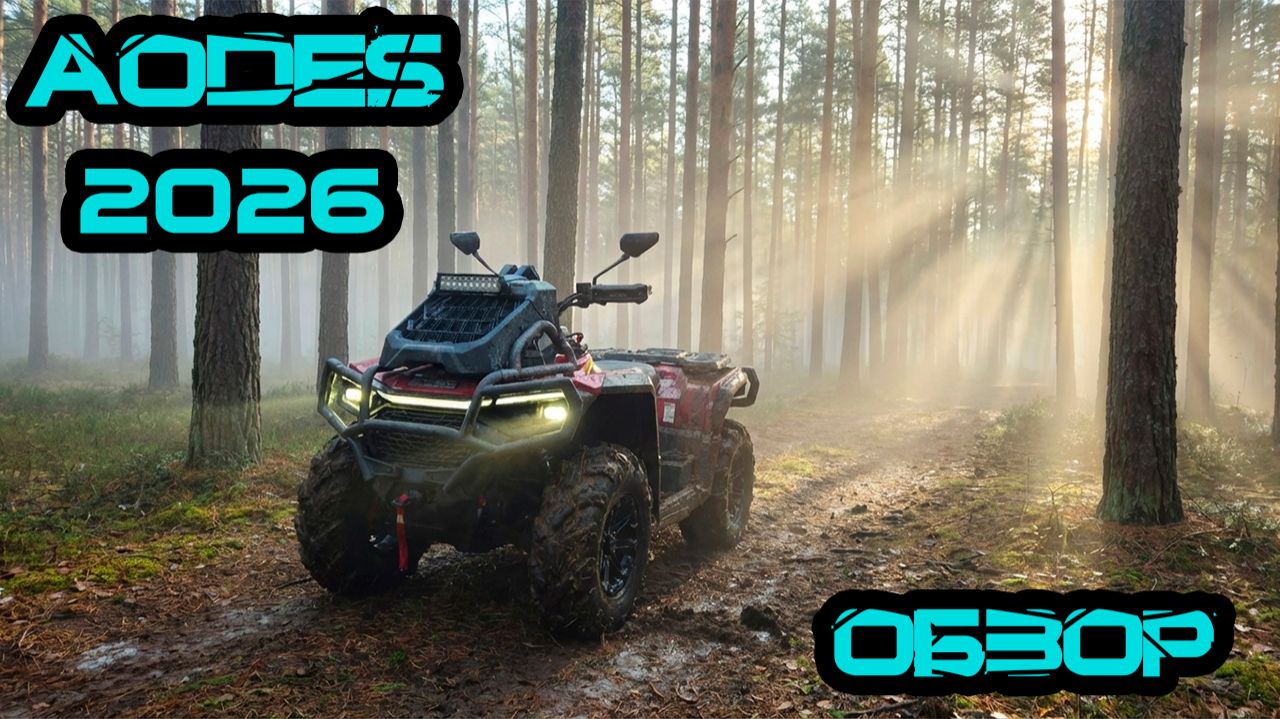 Квадроцикл Aodes Mud Pro 2026 - что нового?