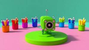 УЧИМ ЦВЕТА И ФОРМЫ - Мультики для детей, учим цвета с цветными карандашами