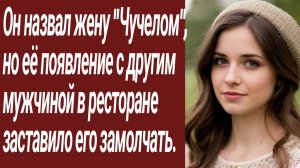 Истории для Вас/Он назвал жену "Чучелом", но её появление с другим мужчиной.../Жизненные истории