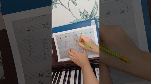 Трезвучие, септаккорд и их обращения (тема на листочке) смотреть онлайн