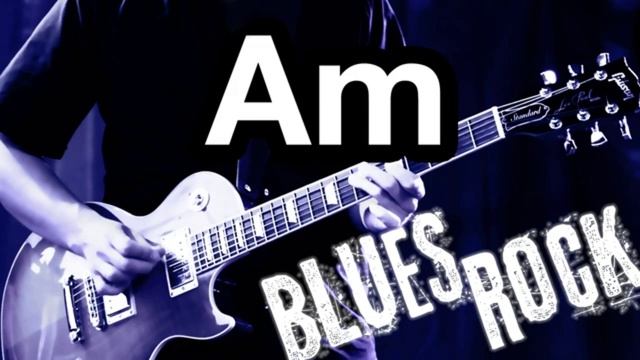 Slow Blues Rock Guitar Backing Track in Am