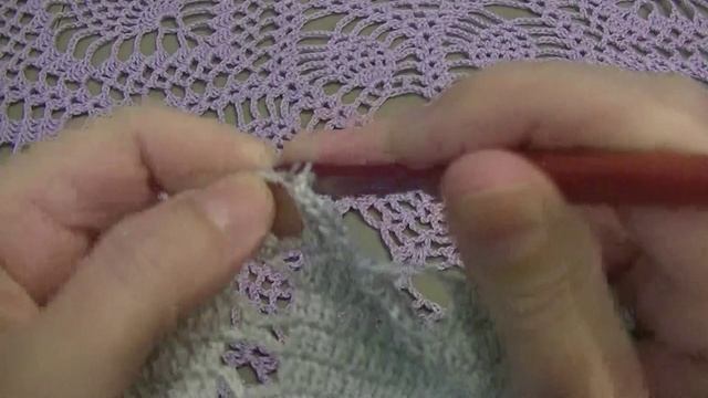 Квадратная салфетка. Полный МК. смотреть онлайн