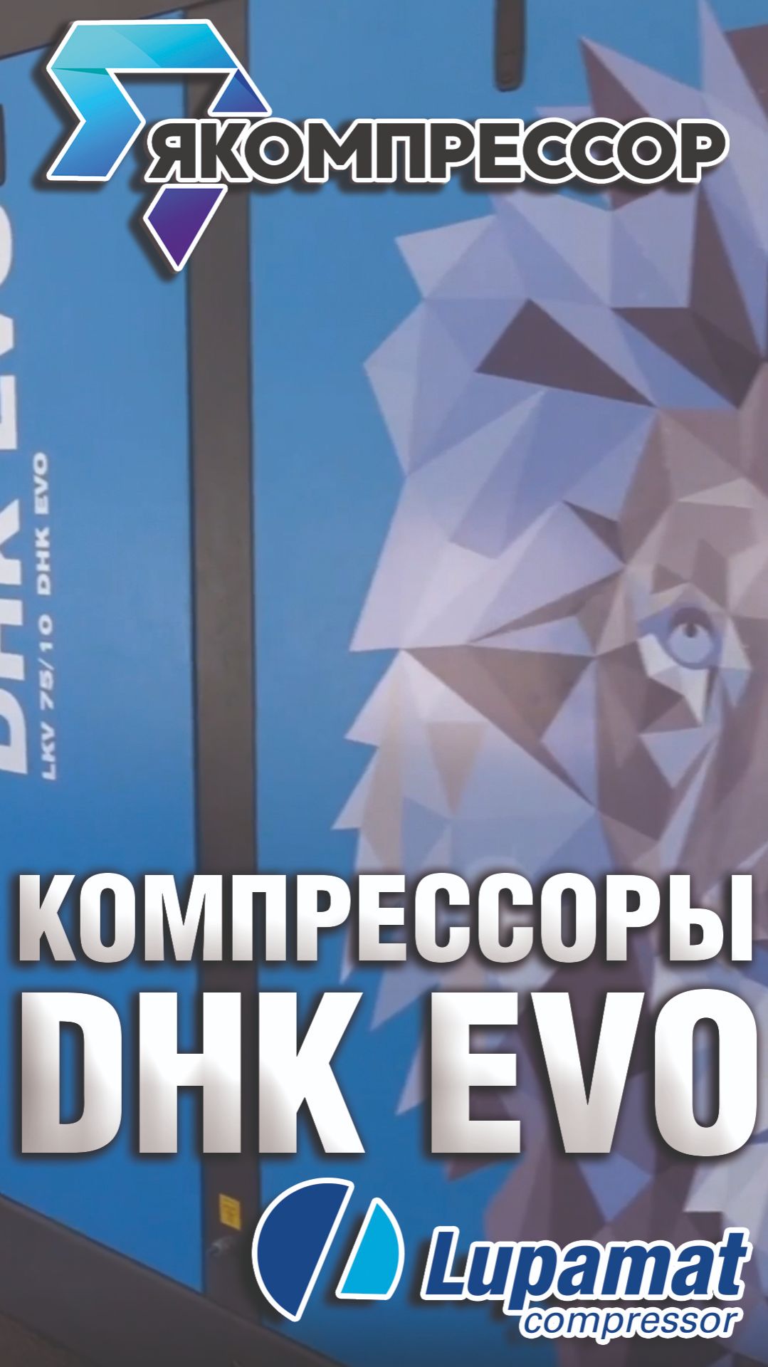 Двухступенчатый компрессор Lupamat DHK EVO.