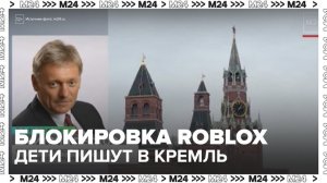 Дети начали писать в Кремль после блокировки игры Roblox - Москва 24