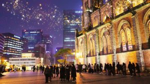 명동성당 화사한 크리스마스 장식, 명동 빛 축제, 서울여행워커