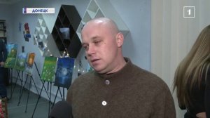 Моя выставка в г. Донецк на Международный день художника