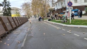 Анапа. Улица Горького. Подготовка к НГ! 9 декабря 2025. 14.20