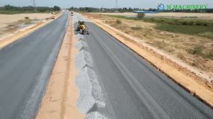 Лучшие работы: Полная обработка грунта Командой грейдеров Liugong, Разбрасывание гравия,