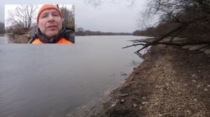 9 декабря. Москва-Река. Сильный ветер прогнал с речки