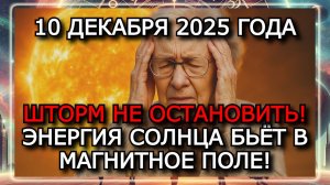 МАГНИТНЫЕ БУРИ 10 ДЕКАБРЯ 2025 ГОДА — ЭКСТРЕМАЛЬНЫЙ ШТОРМ ДО 9 БАЛЛОВ