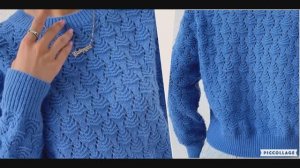 Красивый узор ромбами для джемпера, кардигана, жакета..