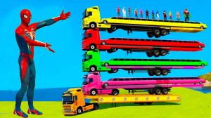 ГОНОЧНАЯ ТРАССА С ПРЕПЯТСТВИЯМИ ДЛЯ СУПЕРГЕРОЕВ 💖 ЧЕЛОВЕК ПАУК ПРОТИВ БЭТМЕНА И ХАЛКА №65