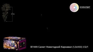 В7499 Салют Новогодний Карнавал (1,0х100) 121