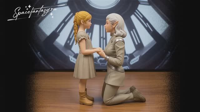 Модельки Мералли и Астэр - персонажей из космического фэнтези Путь Укусая