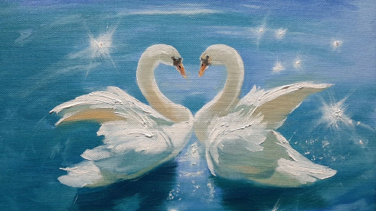 Пара.Живопись маслом