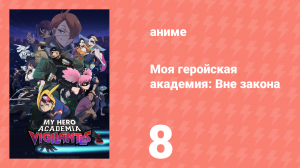 Моя геройская академия: Вне закона 8 серия (аниме-сериал, 2025)