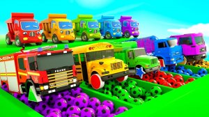 Играем и учимся! Раскрась шарики и спой песенку! Детские стишки и песенки! Мультфильм для детей!