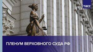 Пленум Верховного суда РФ