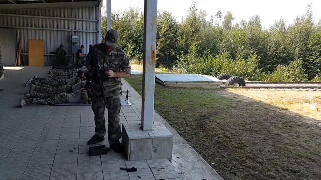 7,62-мм Пулемёт ПКП "Пченег" системы булл-пап. Стрельба и смена короба. смотреть онлайн