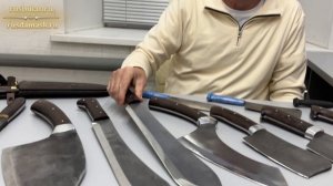 Обзор из наличия - тяпки, топорики и мачете