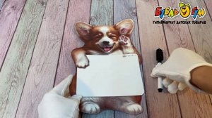 342825  Доска магнитная Феникс+ Корги с маркером на магните