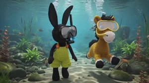 Пропал снеговик! Зимнее приключение вязаных зверят