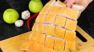 Не жарьте и НЕ СОЛИТЕ! Мало кто так готовит свиную грудинку, а зря! Вкуснее ЭЛИТНЫХ СТЕЙКОВ!