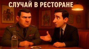 Мультфильм по песне В.С.Высоцкого «Случай в ресторане»   (Incident in the Restaurant)