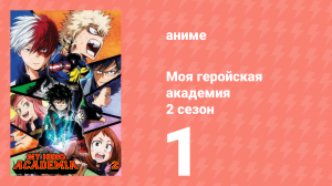 Моя геройская академия 2 сезон 1 серия (аниме-сериал, 2017)