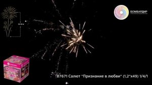 В7671 Салют Признание в любви (1,2х49) 141