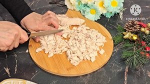 Да чего жe он такой вкусный!!!Салат "Новогодний венок"