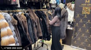 ШУБЫ У МАЙИ НА САДОВОДЕ ИЗ НОРКИ ЛИСЫ ЧЕРНОБУРКИ !