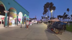 ВЕНИС-БИЧ, ЛОС-АНДЖЕЛЕС 🇺🇸 Пешая экскурсия в 4 Км. Вечерняя Прогулка по набережной