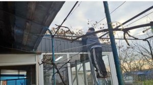 929 И снова Крыша. Приехали рабочие.Начинаем закрывашки.