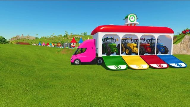 Машинки и Грузовики Мультики для детей