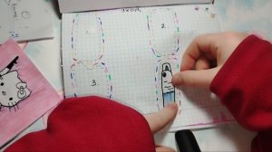 распаковка бумажных сюрпризов от подруги 2️⃣