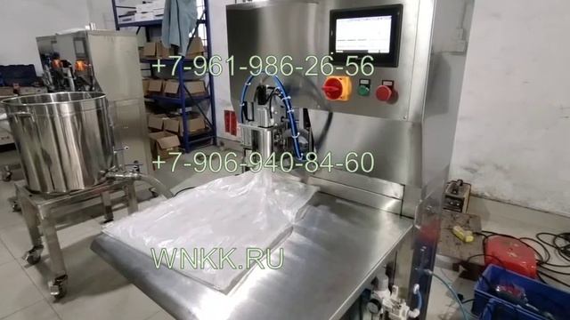 Машина для наполнения в Bag-in-Box и Дой-Пак (модель А100) смотреть онлайн
