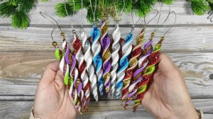 ВСЕГО ЗА 4 МИНУТЫ ПРОЩЕ ПРОСТОГО ёлочная игрушка. Новогодние игрушки своими руками из фоамирана.