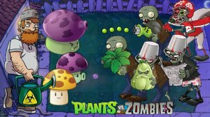 ОРДА ЗОМБИ Plants vs Zombies Hybrid Remake Растения против Зомби ПвЗ ночь