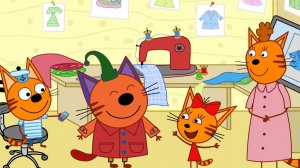 ТРИ КОТА. РАСКРАСКА С ТРЕМЯ КОТАМИ. МУЛЬТФИЛЬМ ИГРА.