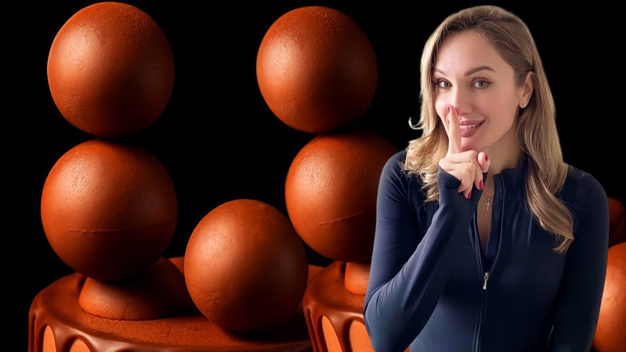 Шоколадные шары, которые НЕ тают! Показываю профессиональную технику без трещин 🍫